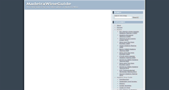 Desktop Screenshot of madeirawineguide.com